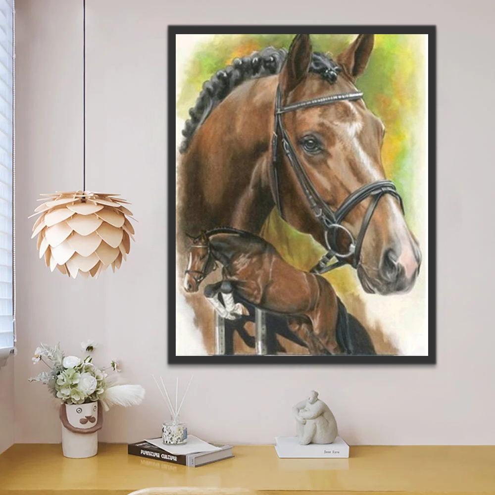 Gewond Paard Schilderen op Nummers