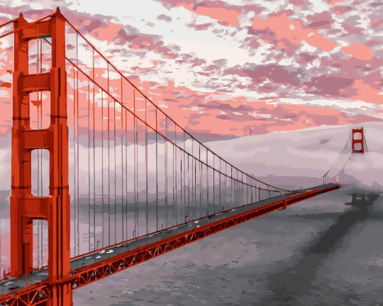 Golden Gate Bridge Schilderen op Nummers