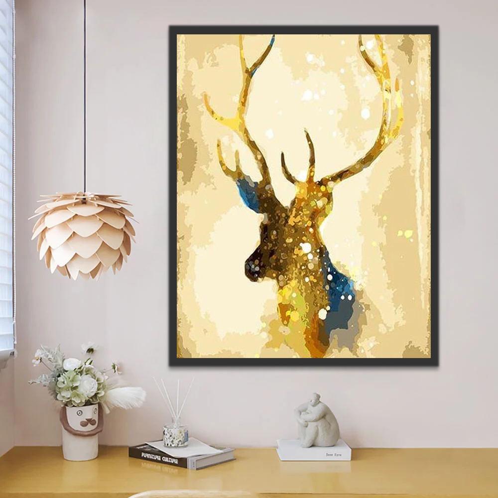 Gouden Hert Schilderen op Nummers