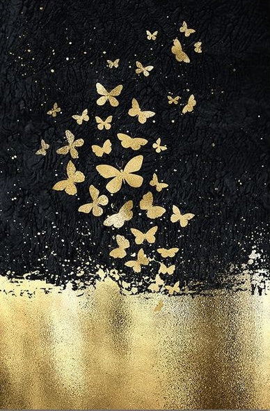 Gouden Vlinders Schilderen op Nummers