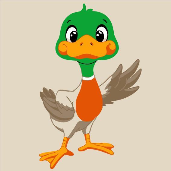 Groene Eend Schilderen op Nummers Kinderen