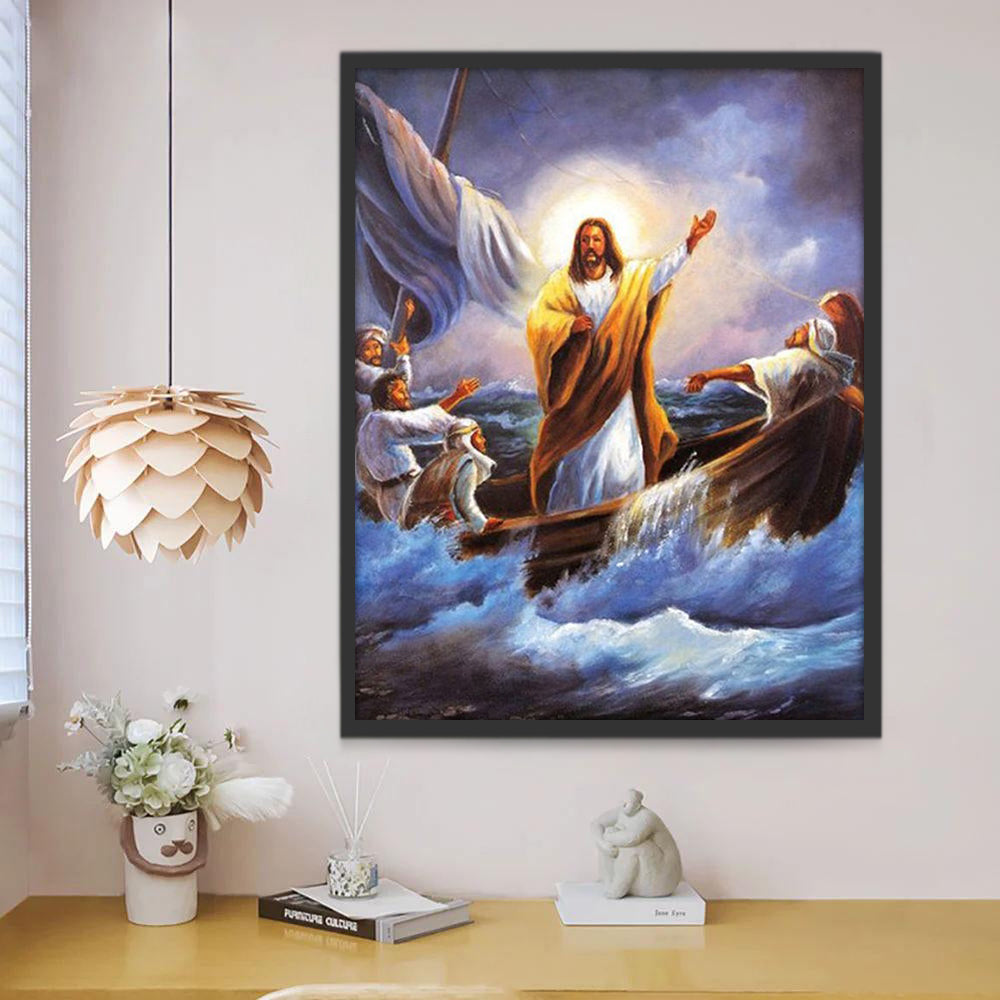 Heilige van de Gele Mantel Christendom Schilderen op Nummers