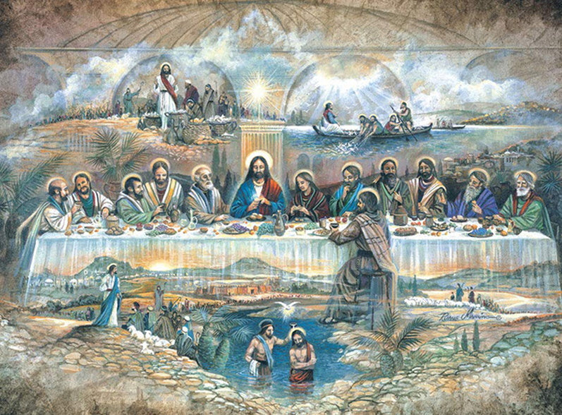 Het Laatste Avondmaal Christendom Schilderen op Nummers