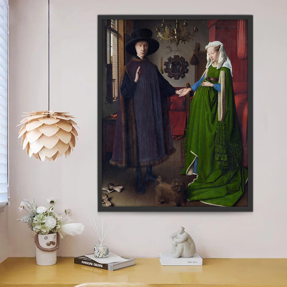 Het Portret van Giovanni Arnolfini en zijn Vrouw Schilderen op Nummers