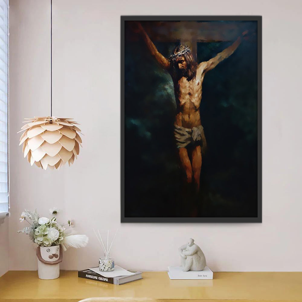 Jezus aan het Kruis Christendom Schilderen op Nummers