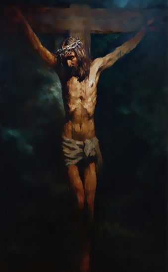 Jezus aan het Kruis Christendom Schilderen op Nummers