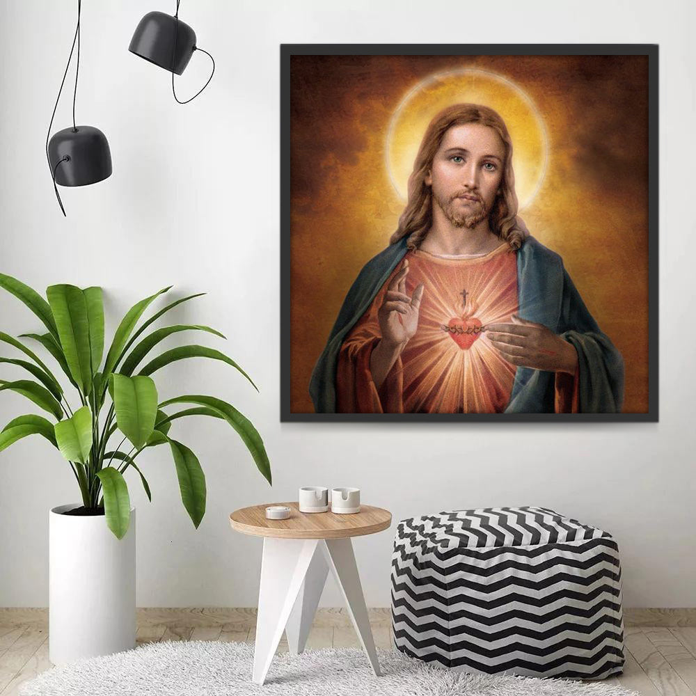 Jezus Hristendom Schilderen op Nummers