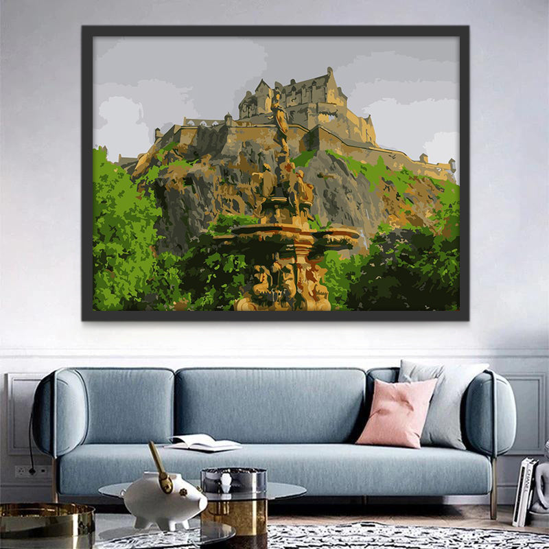 Kasteel van Edinburgh Schilderen op Nummers