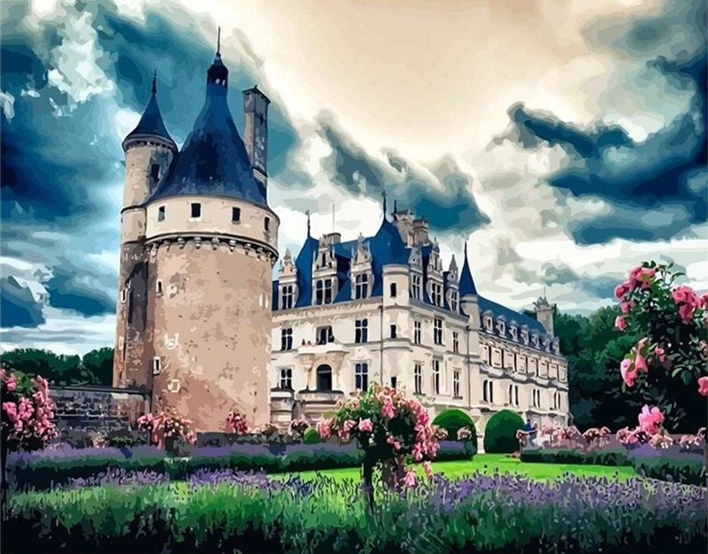 Kastelen in de Loire-Vallei Schilderen op Nummers