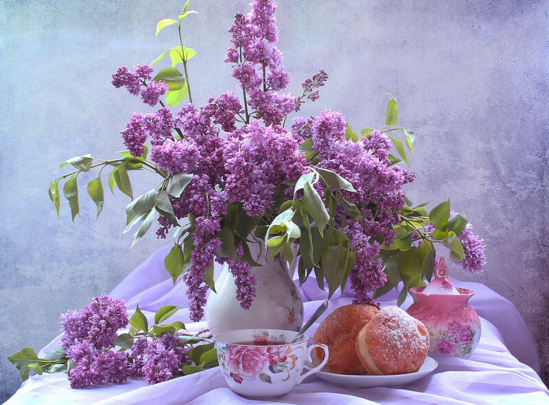 Lavendel en thee Schilderen op Nummers