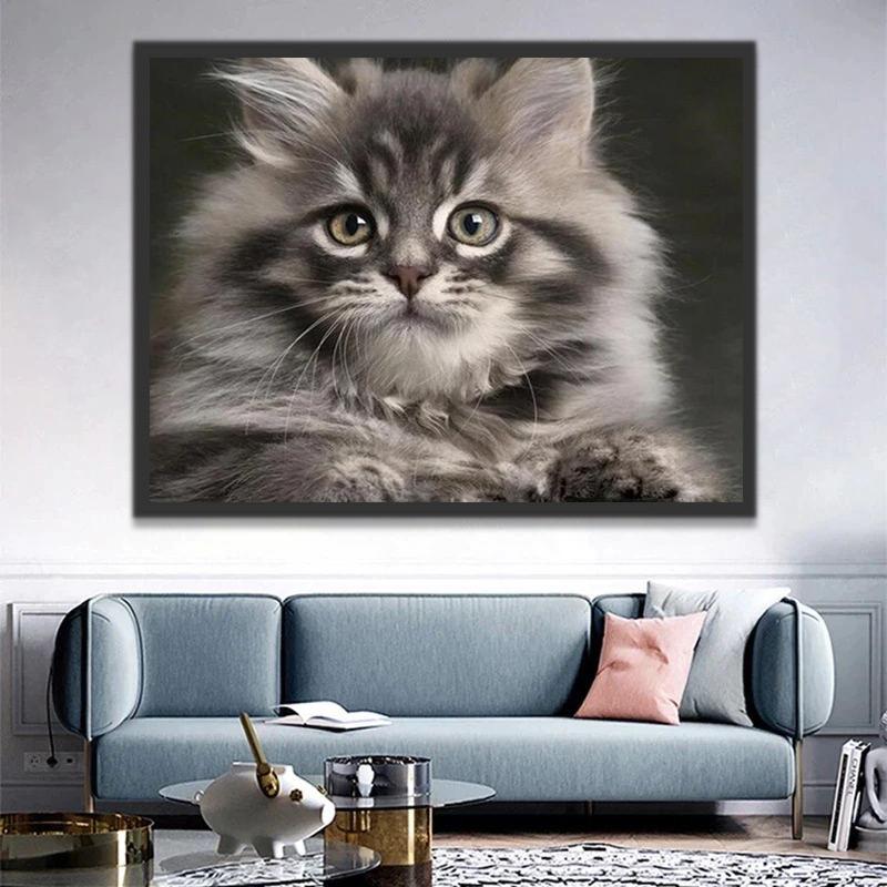 Leuke Kat Schilderen op Nummers