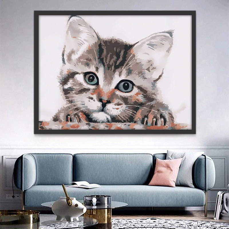 Leuke Kat Schilderen op Nummers