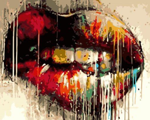 Lippen van Schoonheid Schilderen op Nummers