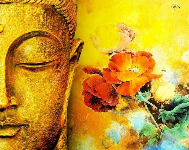 Lotus en Gouden Boeddha Schilderen op Nummers