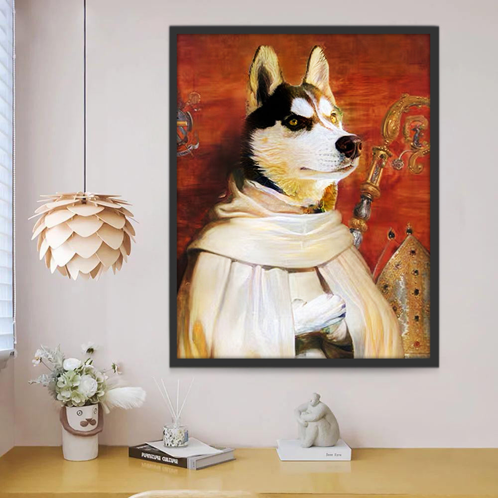 Majestueuze Husky Schilderen op Nummers