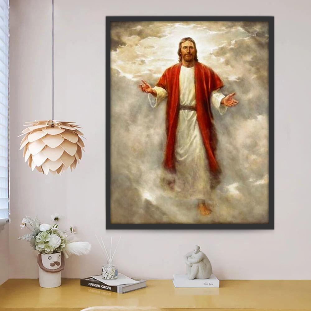Man in de Zon Christendom Schilderen op Nummers