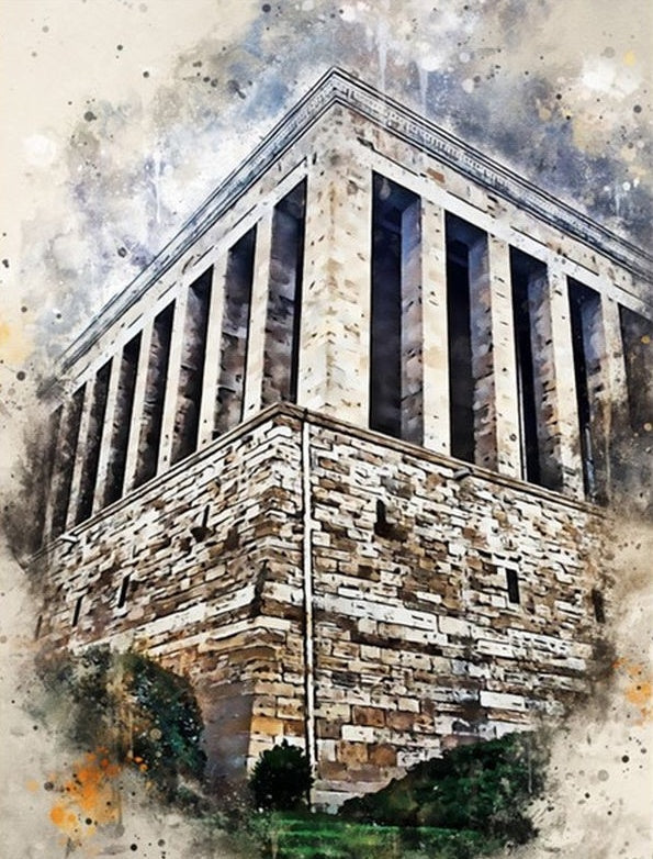 Mausoleum van Atatürk Schilderen op Nummers