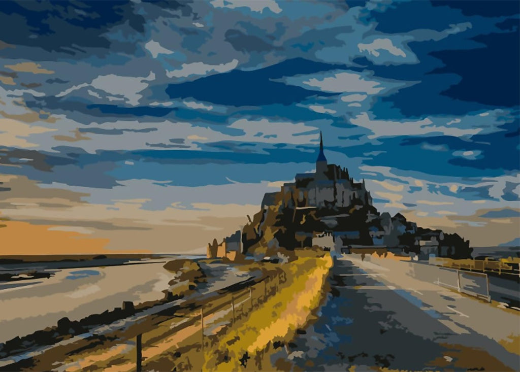 Mont Saint-Michel Schilderen op Nummers