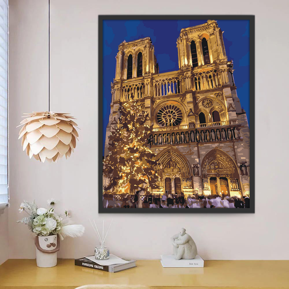 Notre Dame de Paris Schilderen op Nummers