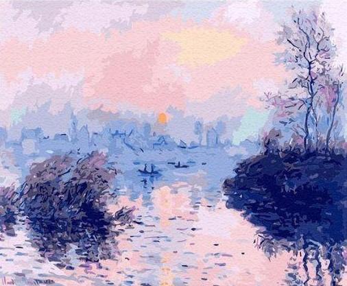 Ochtendlandschap Schilderen op Nummers