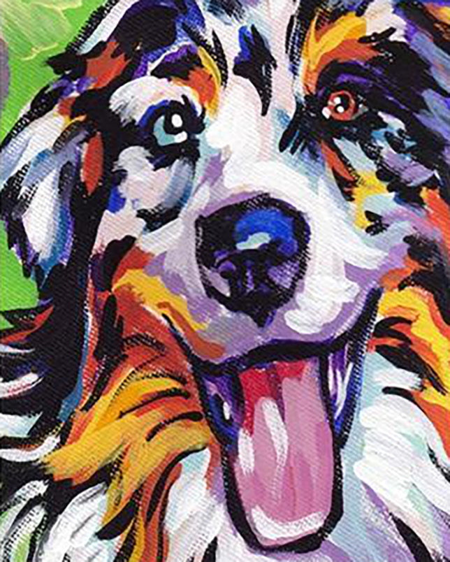 Olieverfschilderij Stijl Hond Schilderen op Nummers