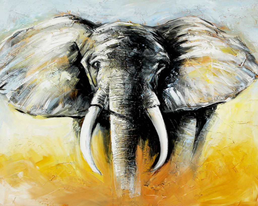 Olifant Schilderen op Nummers