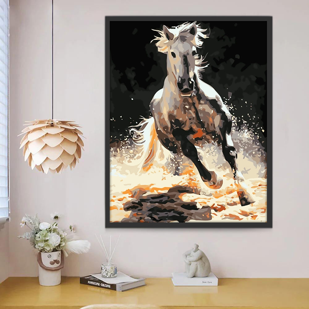 Paard en Zand Schilderen op Nummers