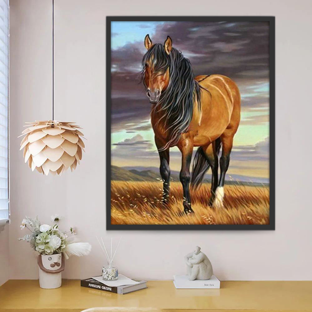 Paard op de Prairie Schilderen op Nummers