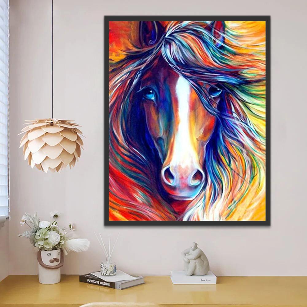 Paard Schilderen op Nummers