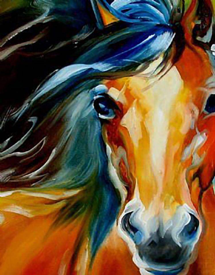 Paard Schilderen op Nummers