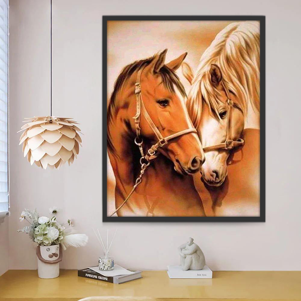 Paardenpaar Schilderen op Nummers