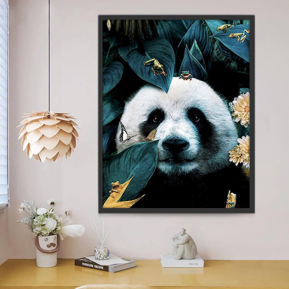 Panda en Insecten Schilderen op Nummers