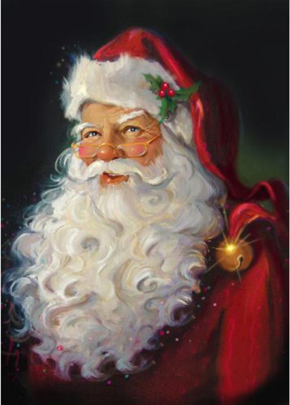 Portret van de Kerstman Schilderen op Nummers
