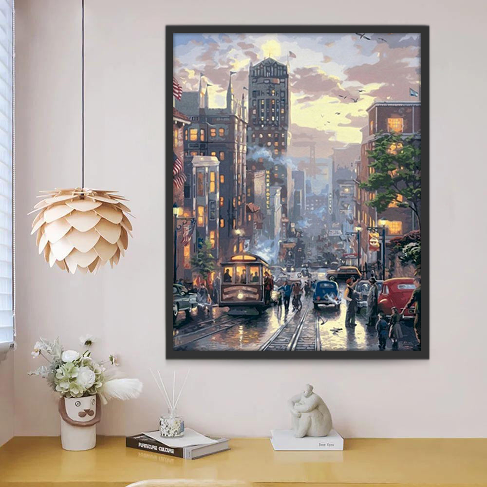 Powell Street, San Francisco Schilderen op Nummers