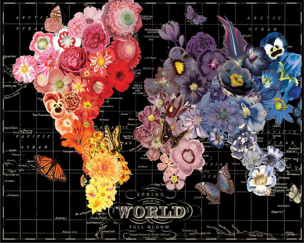 Puzzel stijl Kleurrijke Bloemen Schilderen op Nummers