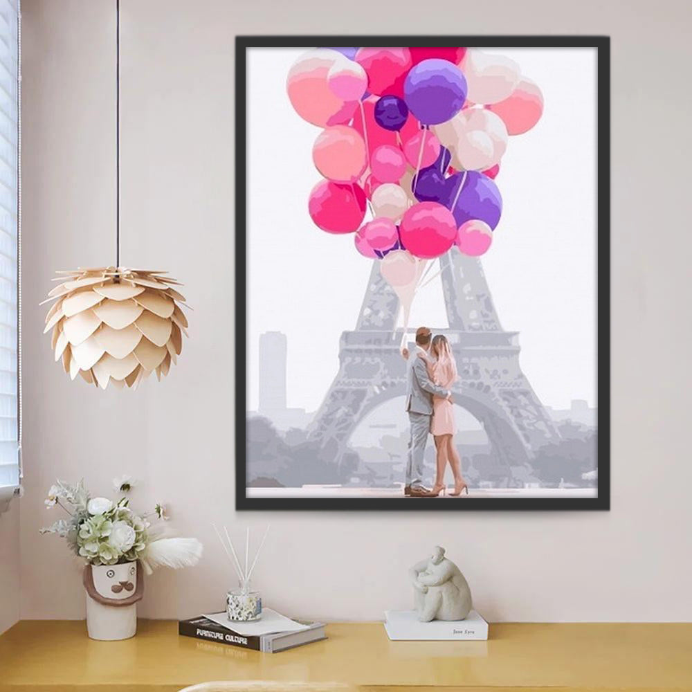 Romantische Ballonnen Schilderen op Nummers