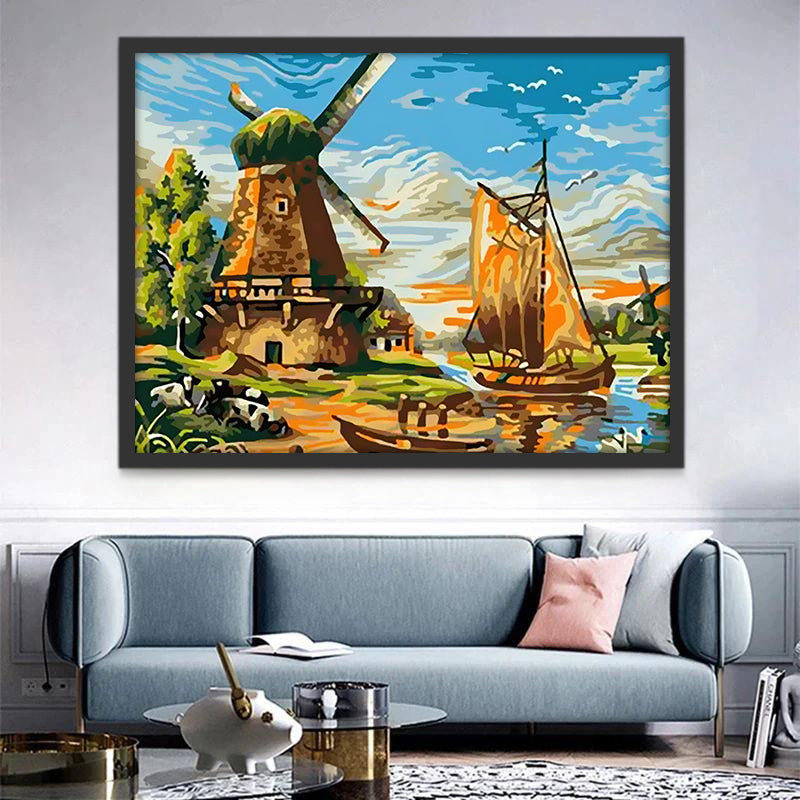 Rustige Idylle Schilderen op Nummers