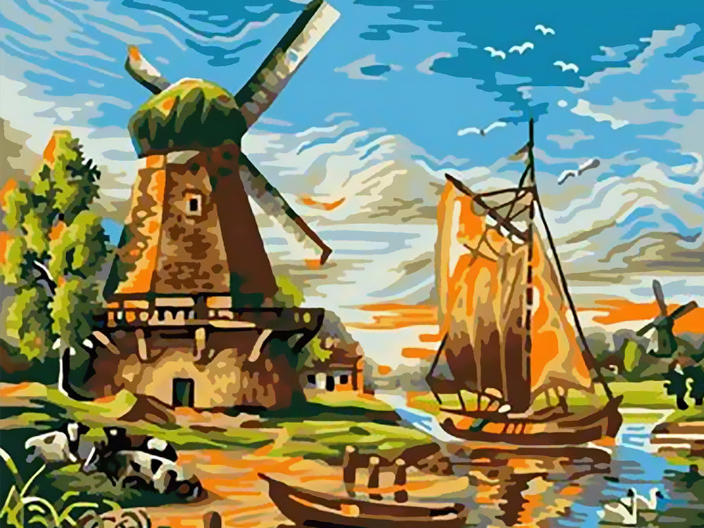 Rustige Idylle Schilderen op Nummers