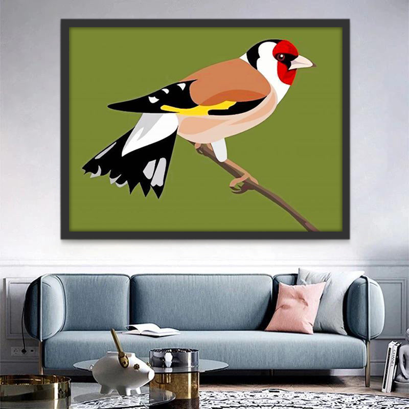 Schattige Distelvink Schilderen op Nummers