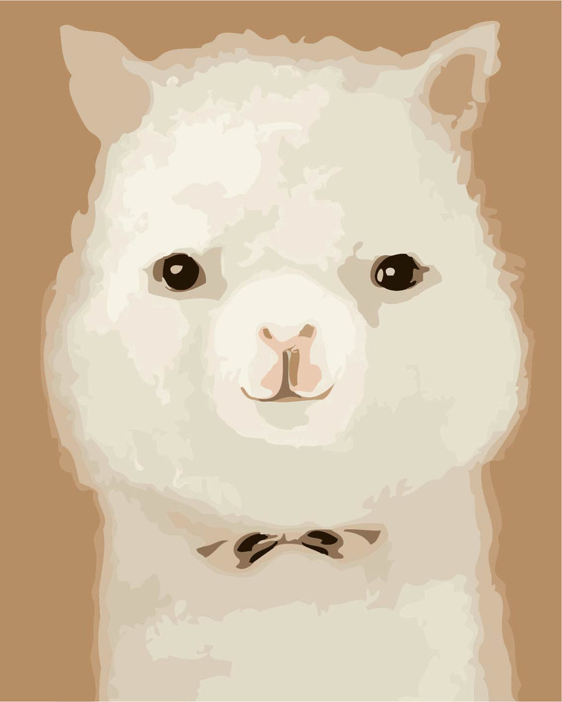 Schattige Schaap Schilderen op Nummers