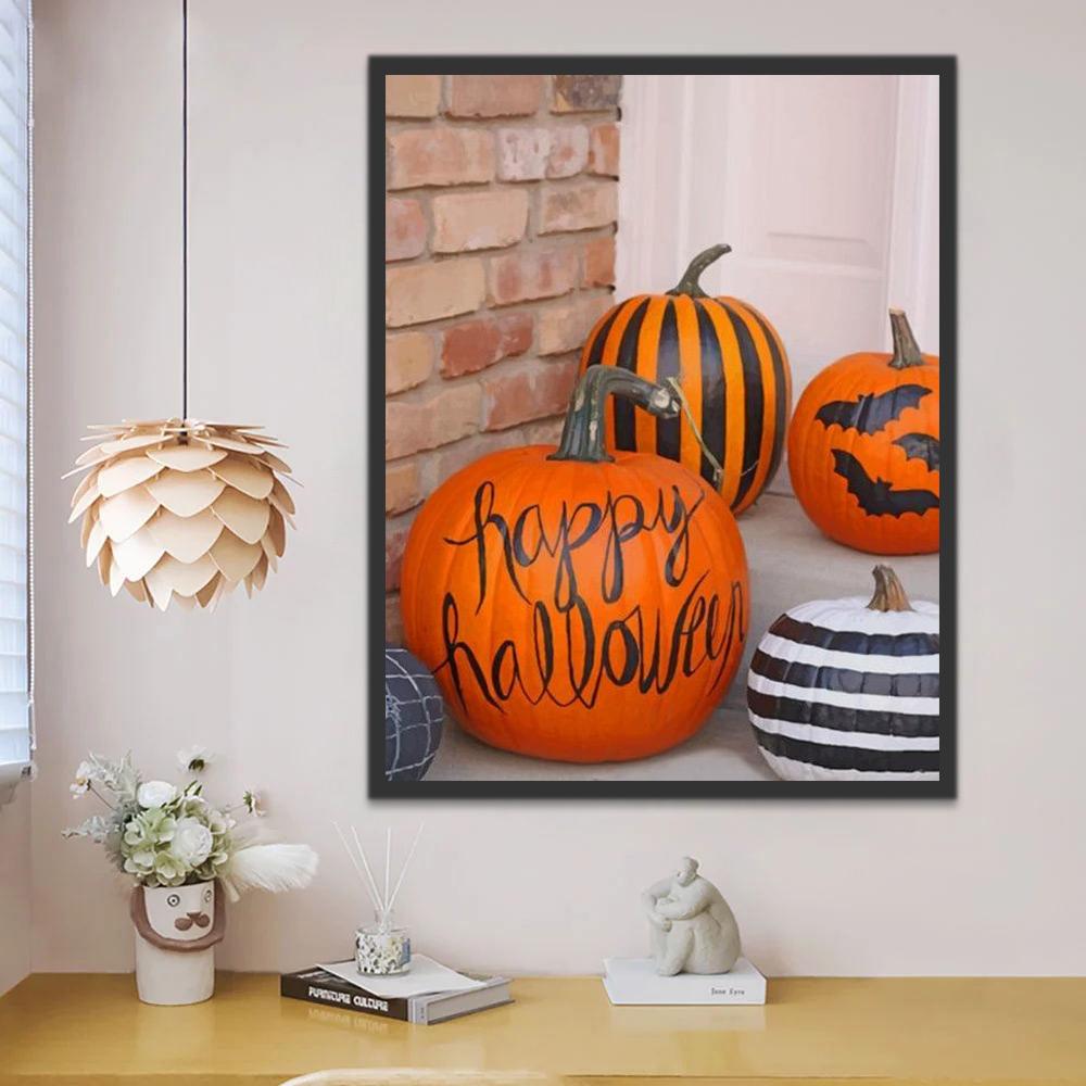Schilderen op Pompoenen Halloween Schilderen op Nummers