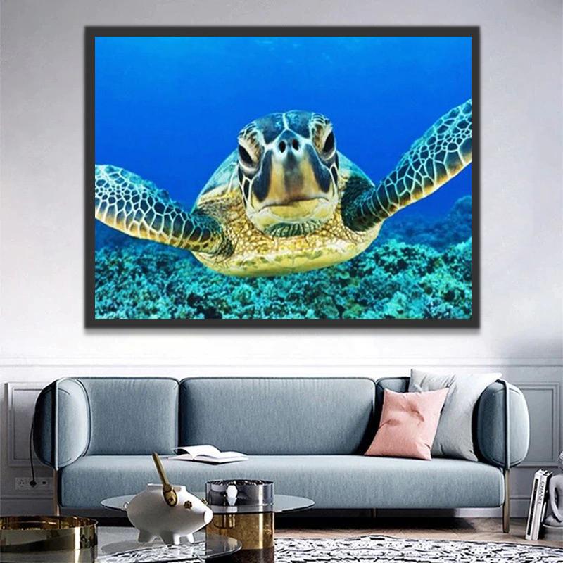 Schildpad Schilderen op Nummers
