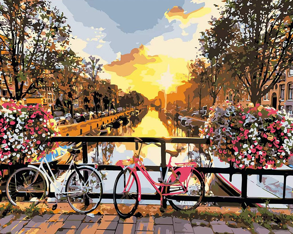 Sfeervolle Gracht Schilderen op Nummers