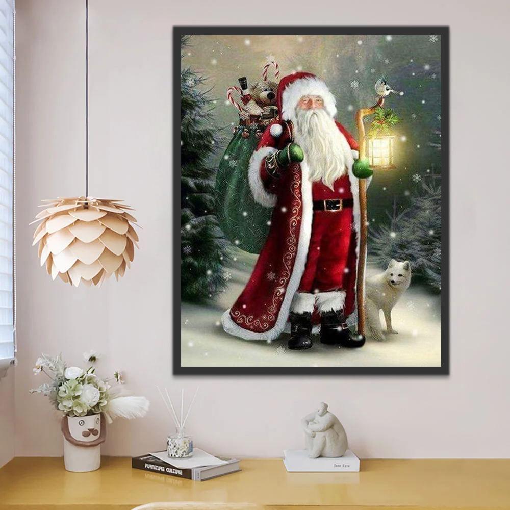 Sinterklaas en zijn Mysterieuze Pakjes Schilderen op Nummers
