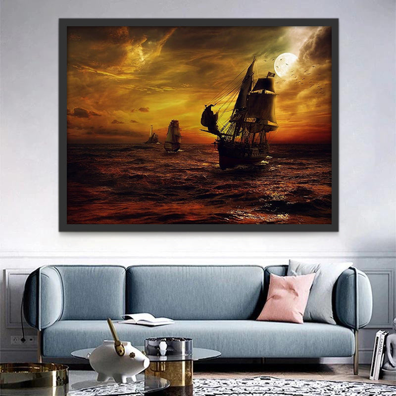 Spannende Avonturen op Zee Schilderen op Nummers