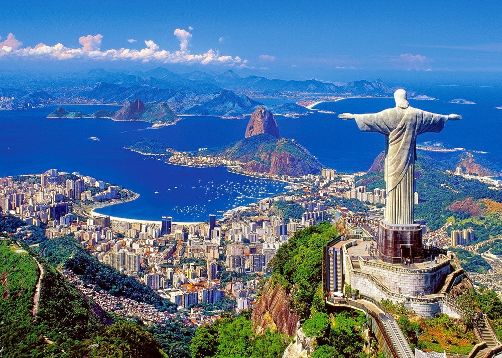 Stadsgezicht van Rio de Janeiro Schilderen op Nummers