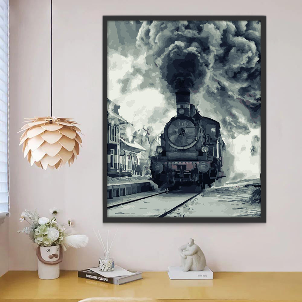 Stoomlocomotief Schilderen op Nummers