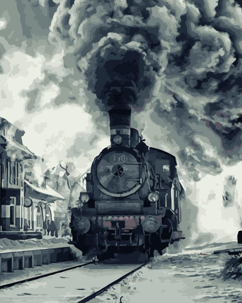 Stoomlocomotief Schilderen op Nummers