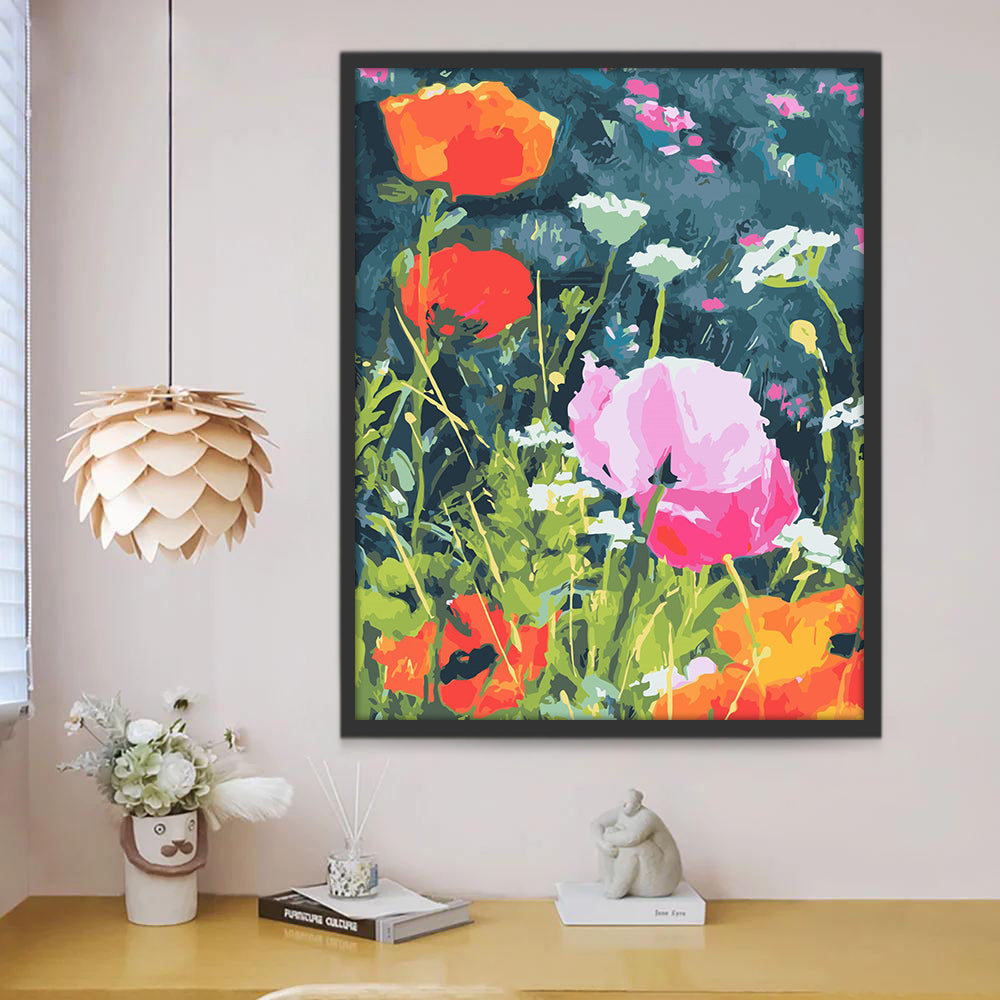 Stripbloemen in de Vallei Schilderen op Nummers