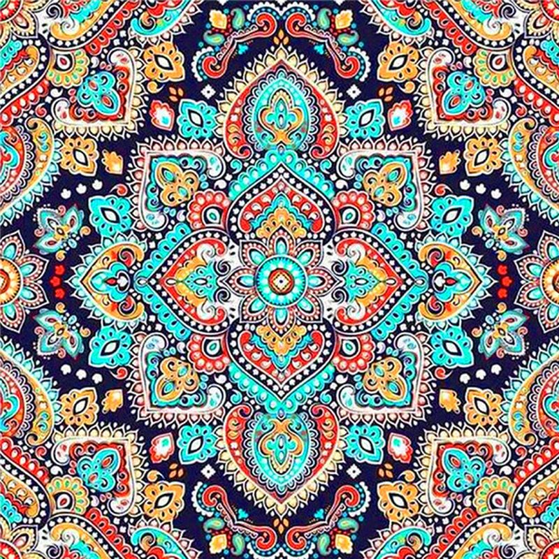 Symmetrisch Kunstwerk van Mandala Schilderen op Nummers